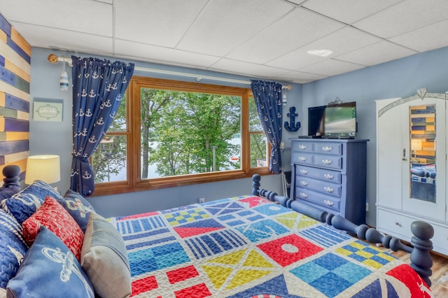 45909 Lands End Rd, Vergas, MN 56587 - bedroom featuring a paneled ceiling