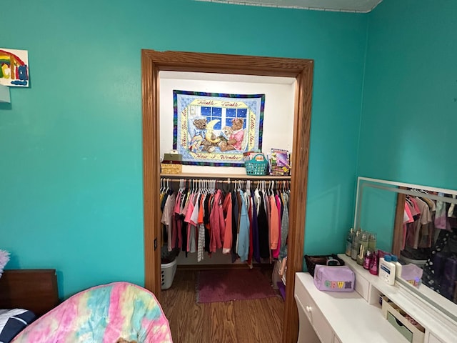 905 Fair Ave, Park Rapids, MN 56470 - bedroom featuring wood finished floors and a closet