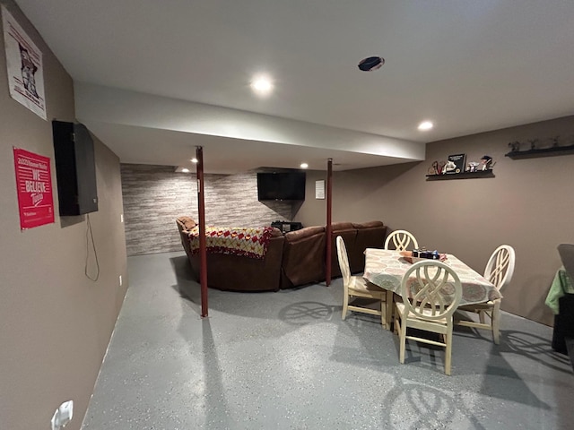 905 Fair Ave, Park Rapids, MN 56470 - dining room featuring recessed lighting