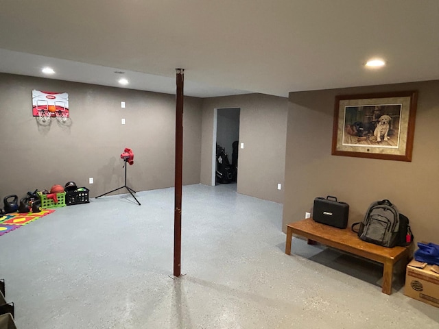 905 Fair Ave, Park Rapids, MN 56470 - finished below grade area featuring recessed lighting