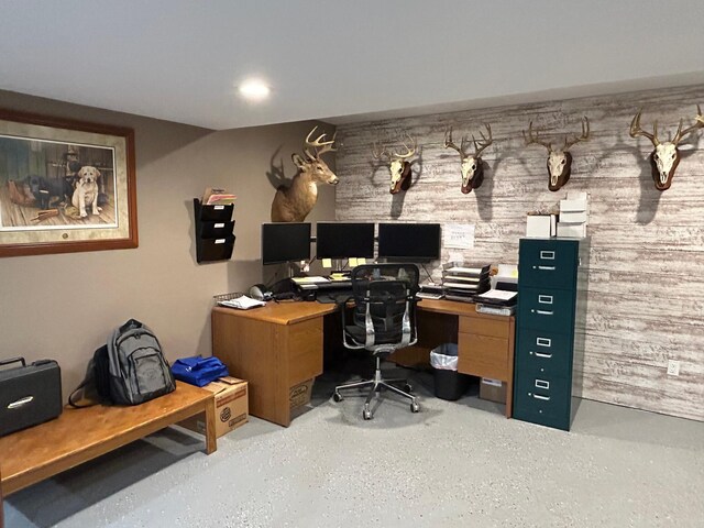 905 Fair Ave, Park Rapids, MN 56470 - office space featuring wooden walls