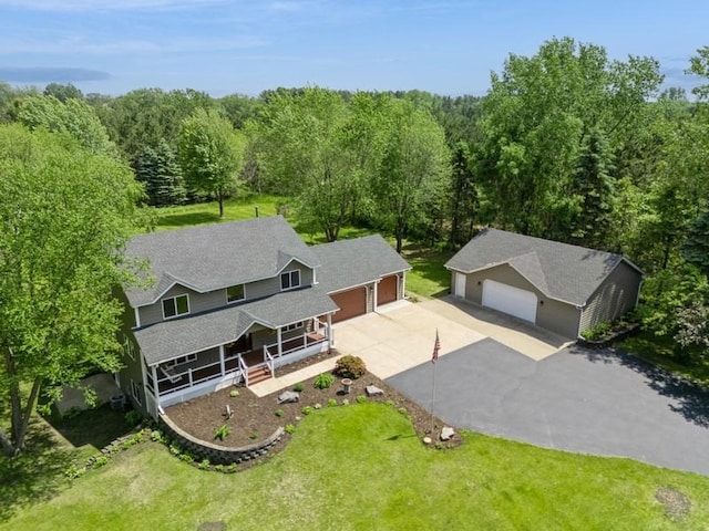 17575 Xenia St NW, Andover, MN 55304 - view from above of property with a forest