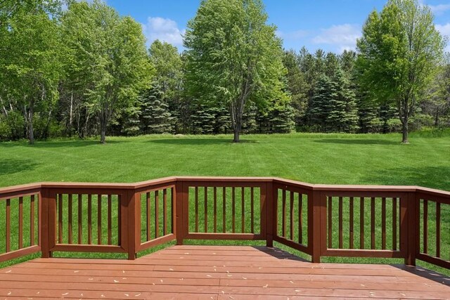 17575 Xenia St NW, Andover, MN 55304 - wooden terrace with a lawn