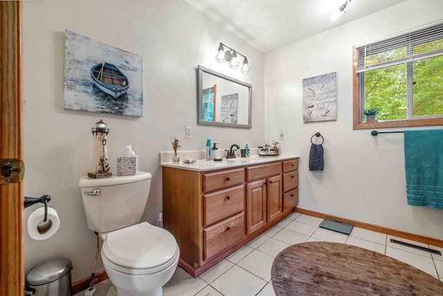 32157 County Road 39, Breezy Point, MN 56472 - bathroom with vanity and tile patterned flooring