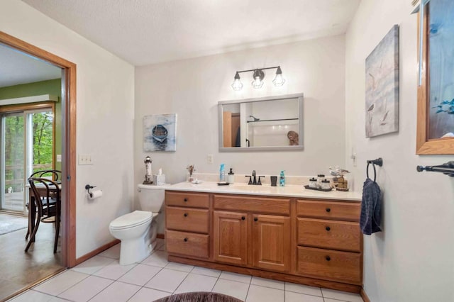 32157 County Road 39, Breezy Point, MN 56472 - bathroom with vanity and tile patterned floors