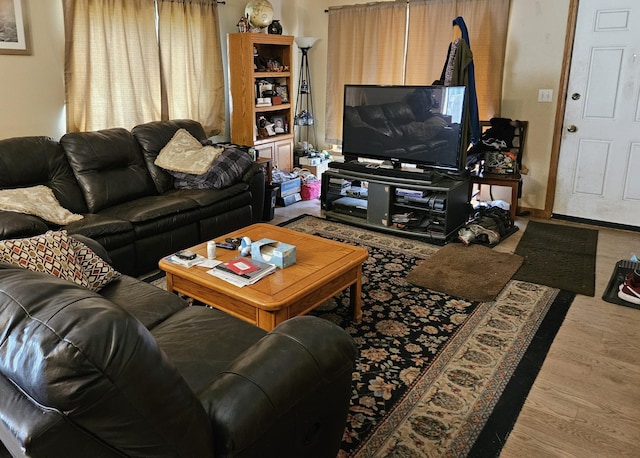 N7018/N7020 564th St, Red Cedar Twp, WI 54751 - living area with wood finished floors