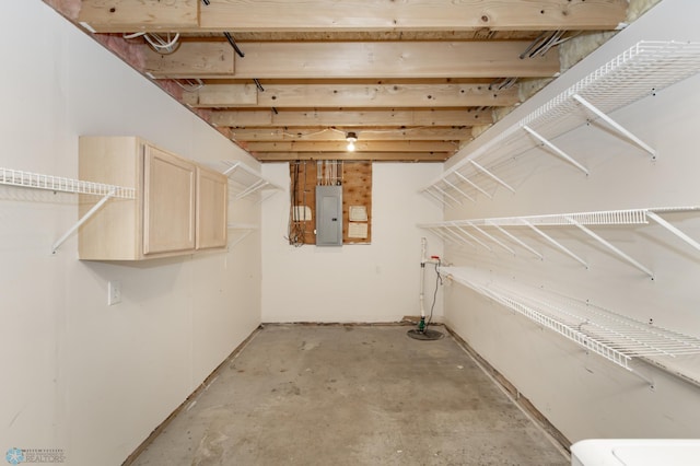 715 49th St S, Fargo, ND 58103 - basement featuring electric panel and drainage system