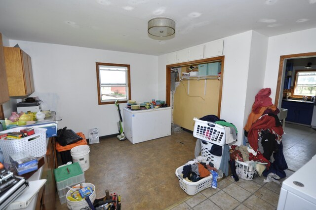 69198 235th St, Dexter, MN 55926 - kitchen with a sink and white cabinets