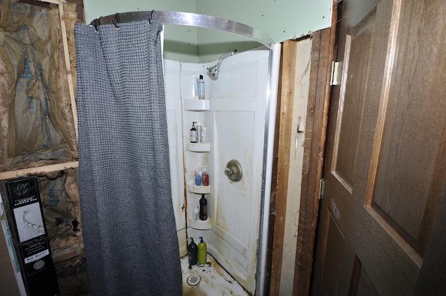 69198 235th St, Dexter, MN 55926 - full bath with a shower with shower curtain