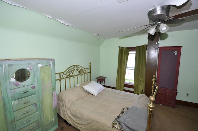 69198 235th St, Dexter, MN 55926 - carpeted bedroom featuring baseboards and ceiling fan