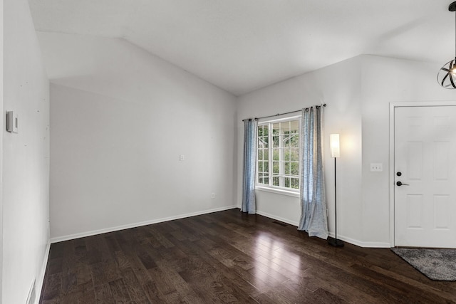 6956 Delarosa Ct, Inver Grove Heights, MN 55076 - entryway featuring lofted ceiling and wood finished floors