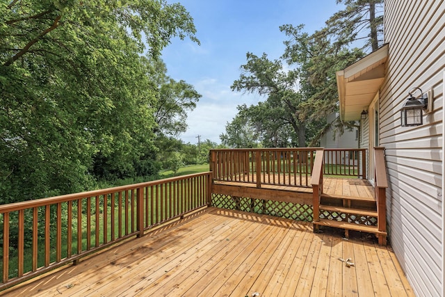 6956 Delarosa Ct, Inver Grove Heights, MN 55076 - view of wooden deck
