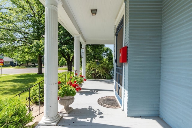 922 Fillmore St, Alexandria, MN 56308 - covered porch featuring a yard