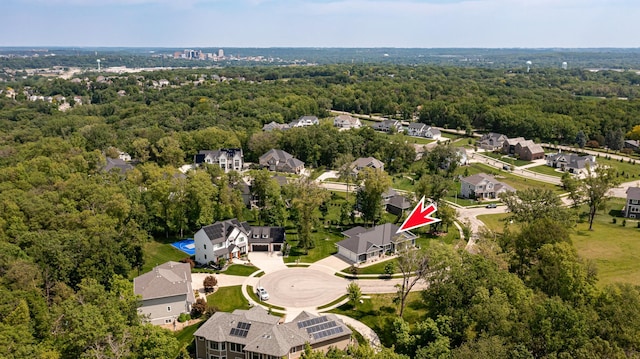 3039 Lady Slipper Ln SW, Rochester, MN 55902 - aerial perspective of suburban area with a forest