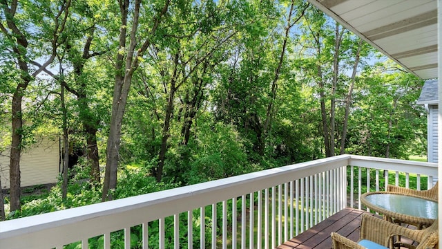 2606 Lake Court Dr, Mounds View, MN 55112 - view of deck