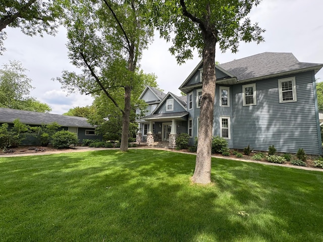 1710 Maple Ave, Benson, MN 56215 - back of property featuring a yard