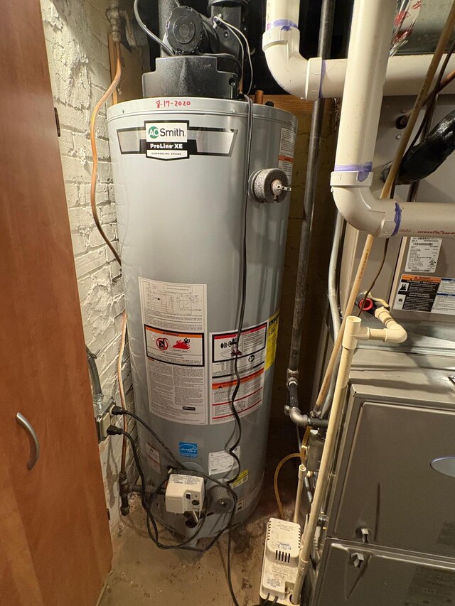 1710 Maple Ave, Benson, MN 56215 - utility room featuring water heater