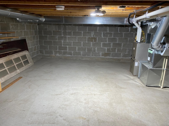 1710 Maple Ave, Benson, MN 56215 - unfinished basement featuring heating unit