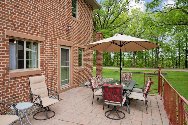 501 Lakeshore Blvd W, Onamia, MN 56359 - view of patio / terrace with outdoor dining space