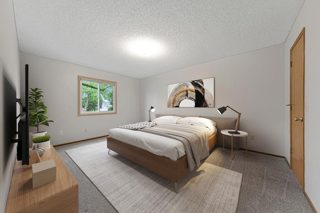 5214 148th St W, Apple Valley, MN 55124 - carpeted bedroom featuring a textured ceiling and baseboards