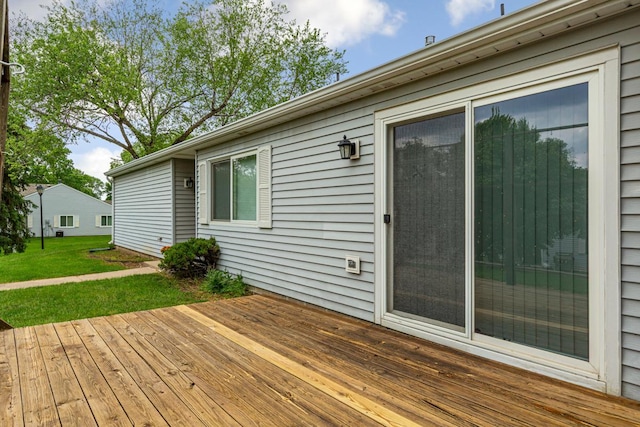 5214 148th St W, Apple Valley, MN 55124 - deck with a yard