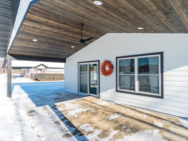 2855 28 11/16 St, Cedar Lake Twp, WI 54817 - view of patio