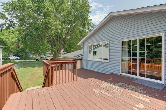 407 4th Ave NE, Kasson, MN 55944 - view of wooden deck
