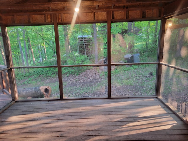 1981 Long Lake Ln, Johnstown Twp, WI 54826 - view of unfurnished sunroom