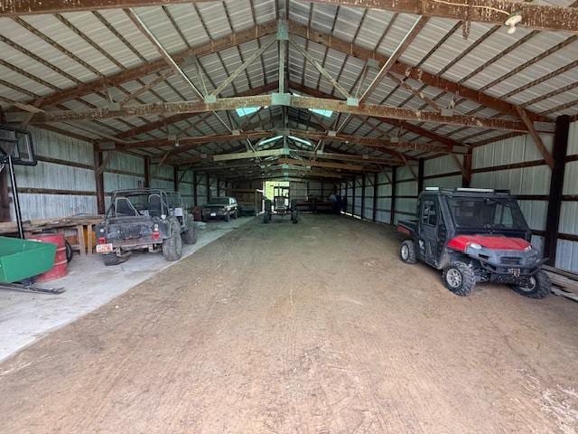 20501 Nebish Rd NE, Blackduck, MN 56630 - garage with metal wall
