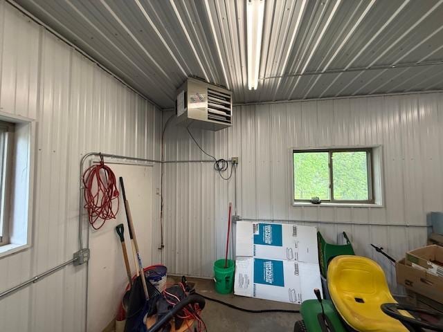 20501 Nebish Rd NE, Blackduck, MN 56630 - garage with a heating unit