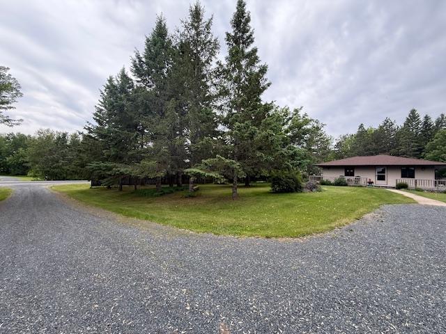 20501 Nebish Rd NE, Blackduck, MN 56630 - view of front of property with a front yard and driveway