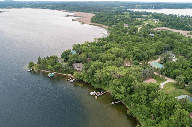 20619 Hillcrest Rd, Elizabeth Twp, MN 56537 - aerial view of property's location with a large body of water