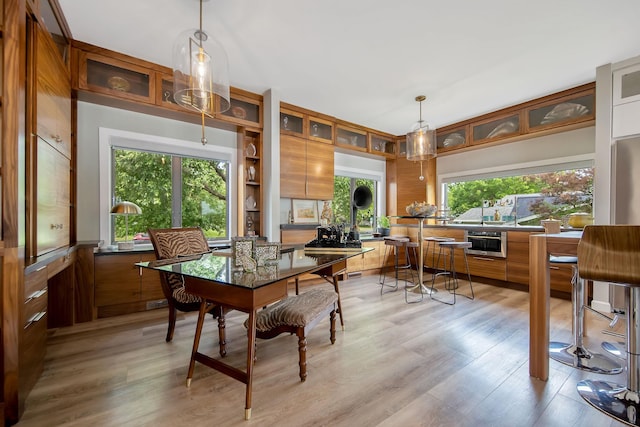 2311 Swan Dr, Mendota Heights, MN 55120 - dining space with light wood-style flooring