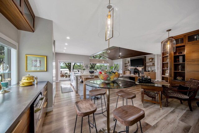 2311 Swan Dr, Mendota Heights, MN 55120 - dining area featuring wood finished floors and recessed lighting