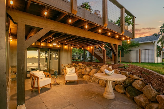 2311 Swan Dr, Mendota Heights, MN 55120 - view of patio featuring stairs