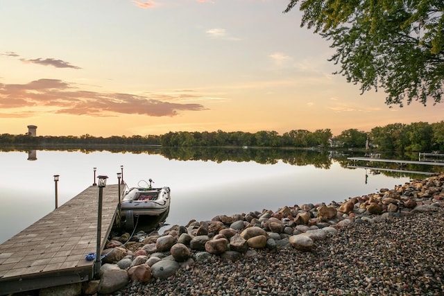2311 Swan Dr, Mendota Heights, MN 55120 - dock featuring a water view