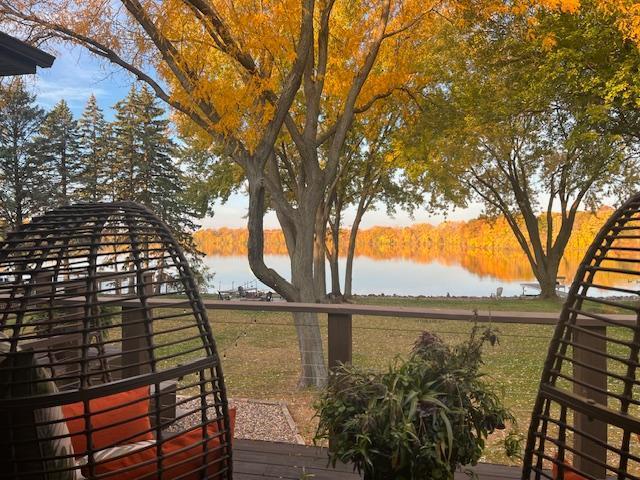 2311 Swan Dr, Mendota Heights, MN 55120 - view of yard featuring a water view
