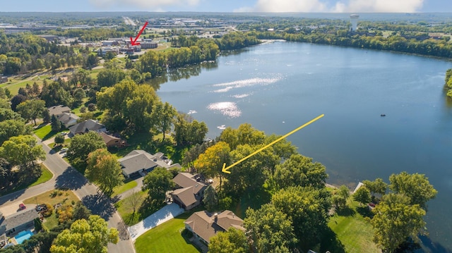 2311 Swan Dr, Mendota Heights, MN 55120 - drone / aerial view of a nearby body of water