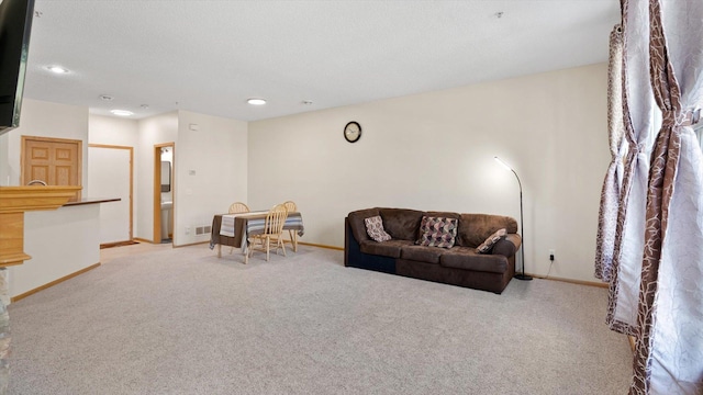13749 Atrium Ave Unit 2303, Rosemount, MN 55068 - living area featuring carpet flooring, baseboards, and recessed lighting