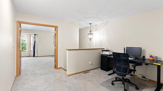 13749 Atrium Ave Unit 2303, Rosemount, MN 55068 - office space with carpet, baseboards, and a textured ceiling