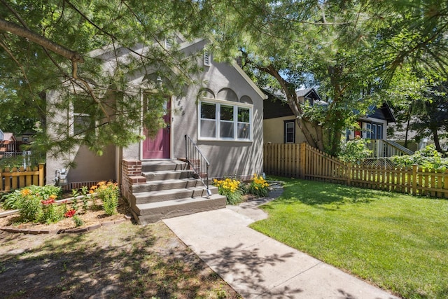 4545 5th Ave S, Minneapolis, MN 55419 - view of front facade with stucco siding and entry steps