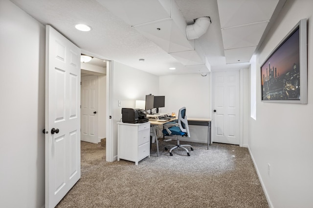 4545 5th Ave S, Minneapolis, MN 55419 - office area featuring carpet flooring and recessed lighting