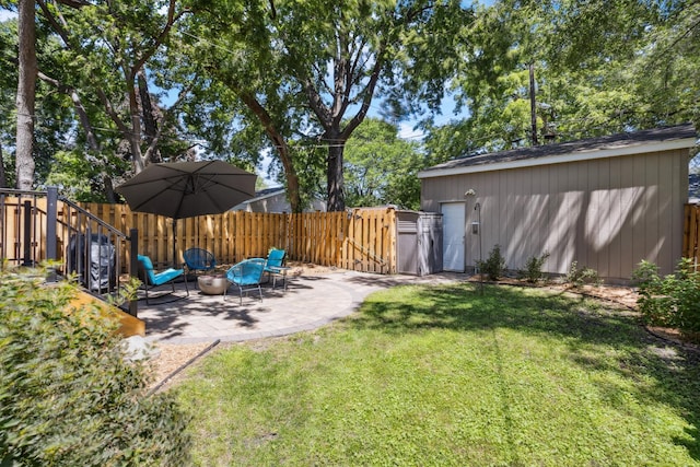 4545 5th Ave S, Minneapolis, MN 55419 - view of yard featuring a gate and a patio