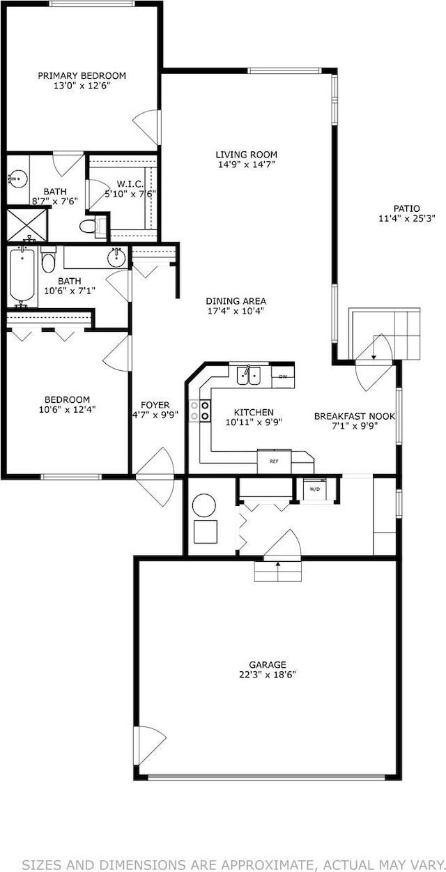 2639 Lake Court Cir Unit 81, Mounds View, MN 55112 - floor plan / room layout