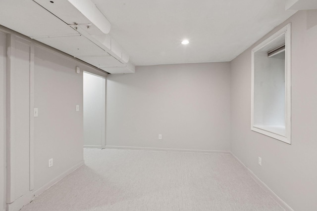2138 Marshall Ave, Saint Paul, MN 55104 - finished basement featuring carpet flooring and recessed lighting