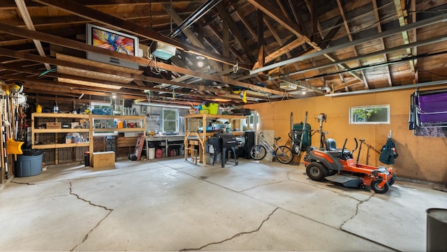 401 Main St, Osakis, MN 56360 - garage featuring a workshop area