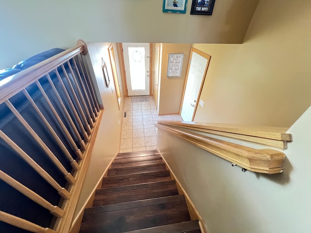 823 4th St NE, Byron, MN 55920 - stairs featuring baseboards