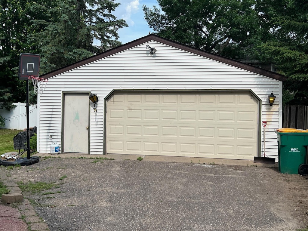 4121 2nd St NE, Columbia Heights, MN 55421 - view of garage