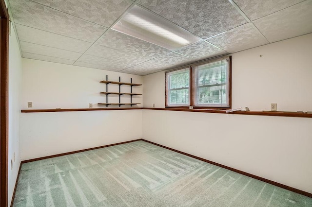 10465 Osage St NW, Coon Rapids, MN 55433 - empty room featuring carpet floors and a paneled ceiling