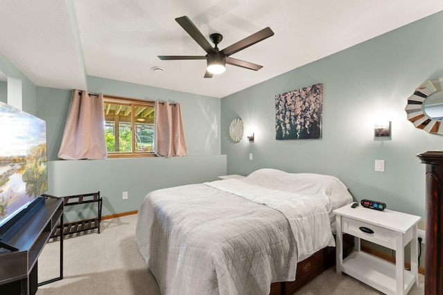 2554 160th Ave NE, Ham Lake, MN 55304 - carpeted bedroom featuring baseboards and a ceiling fan